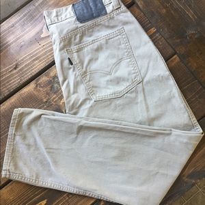 Levi’s Men’s 511 Tan Slim Fit Jeans 34X30